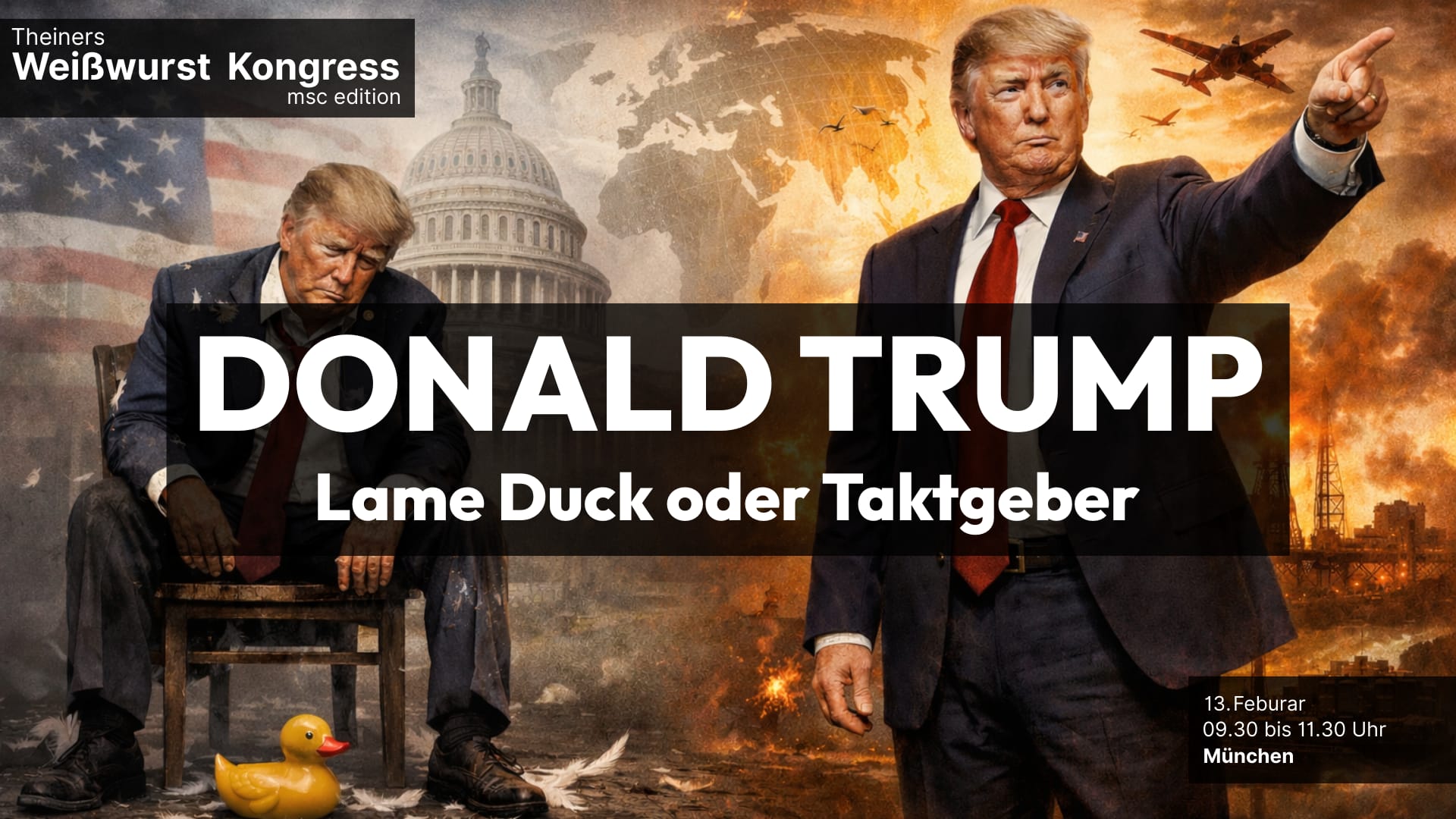 Donald Trump - Lame Duck oder Taktgeber | Weisswurst Kongress zur msc